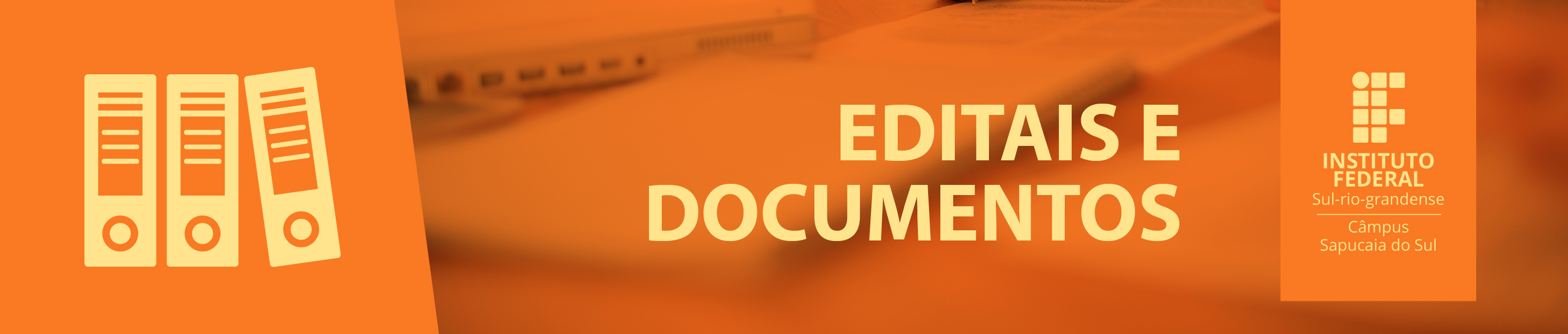 Editais e documentos
